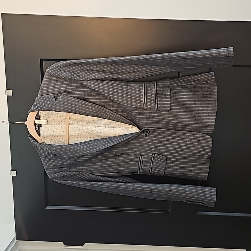 Pinstripe Blazer